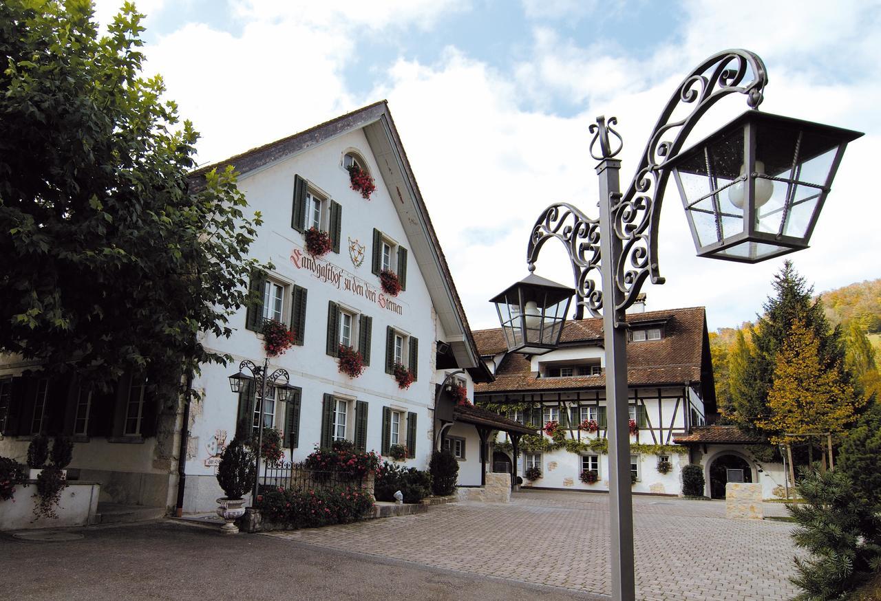Landgasthof Zu Den Drei Sternen Brunegg Exterior foto